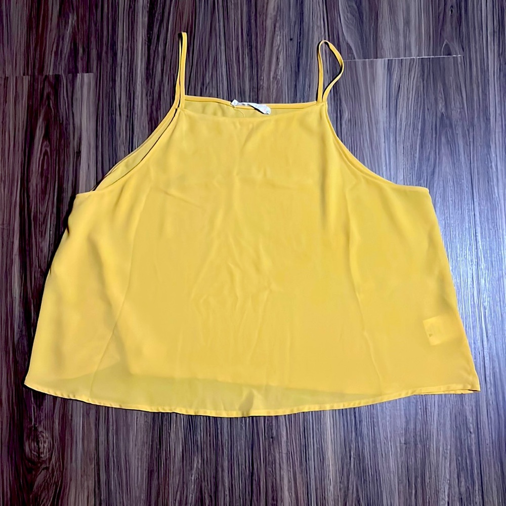 Lush Sheer Yellow Tank